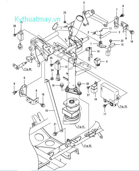 Cột đứng lái